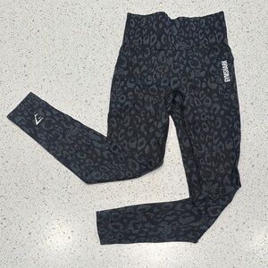 Gymshark Black Leopard Print Leggings
